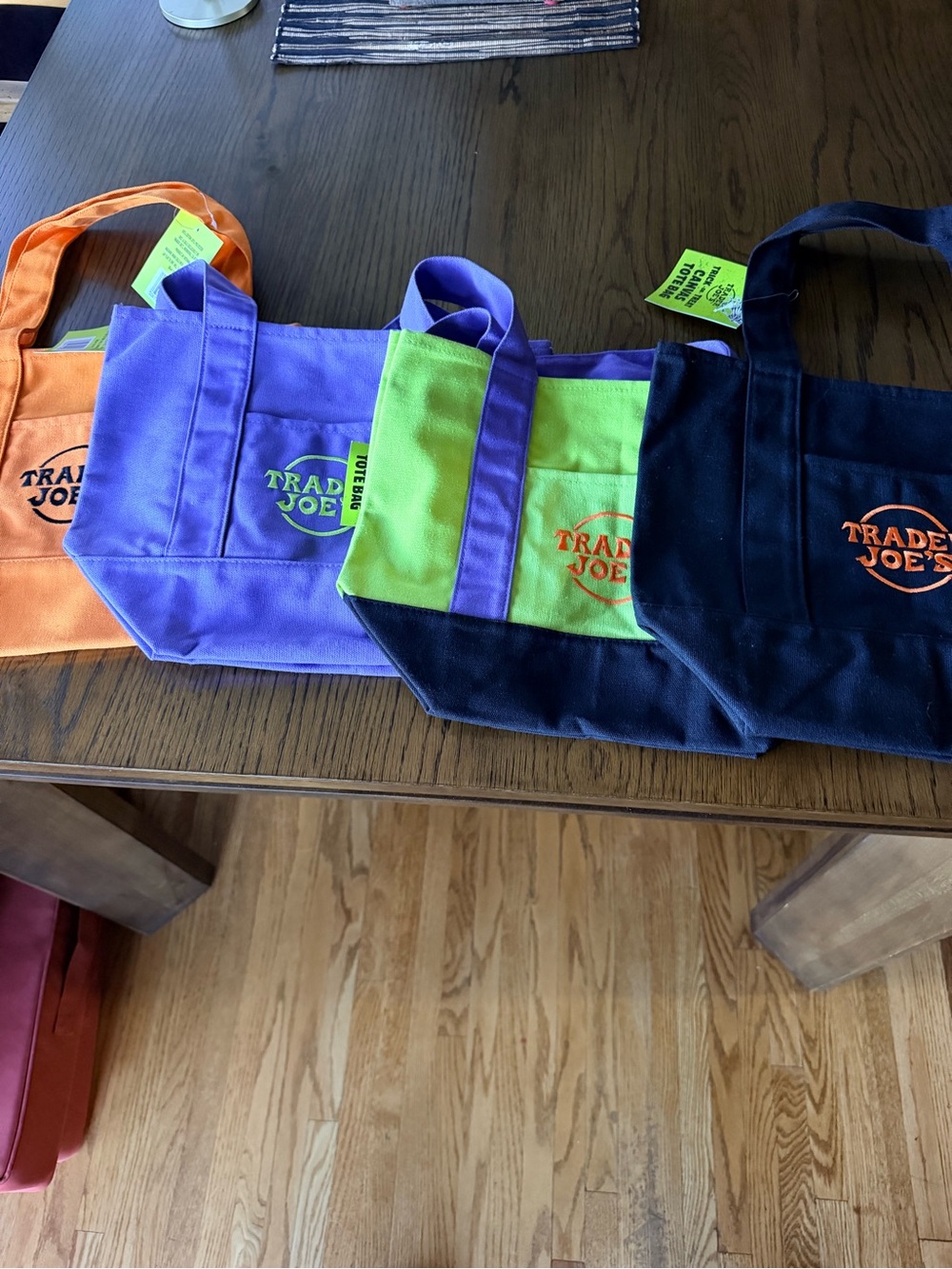 Set of all 4 Trader Joe’s Halloween Mini Totes